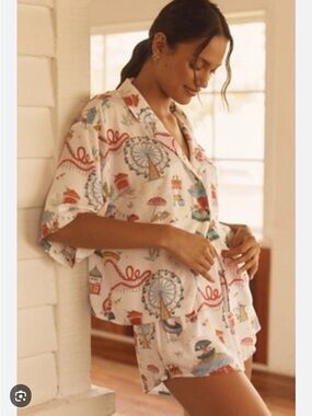 Printfresh + Anthropologie Seaside Rides Pajamas